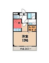 栃木県宇都宮市駒生町（賃貸マンション1R・3階・35.88㎡） その2