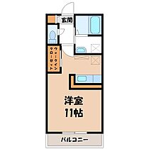 アプローズ  ｜ 栃木県宇都宮市インターパーク2丁目（賃貸マンション1R・2階・35.55㎡） その2