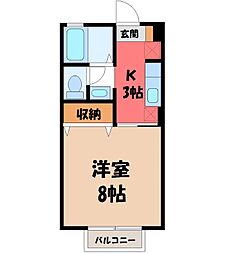 新鹿沼駅 4.7万円