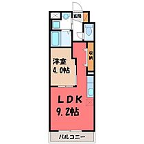 アーバンプレイス  ｜ 栃木県宇都宮市今泉5丁目（賃貸マンション1LDK・4階・33.35㎡） その2