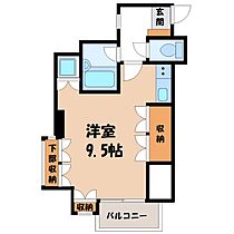 竹林マンション I  ｜ 栃木県宇都宮市竹林町（賃貸マンション1R・3階・27.90㎡） その2