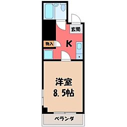 間取図画像 1K