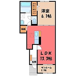 真岡鐵道 真岡駅 徒歩43分