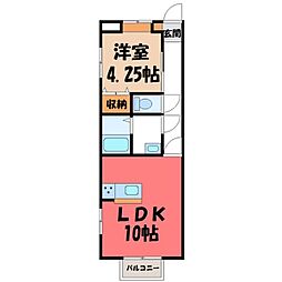 間取図画像 1LDK