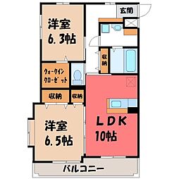 ルミエール鶴田 2階