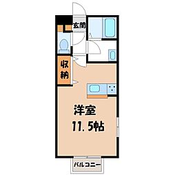 間取図画像 1K