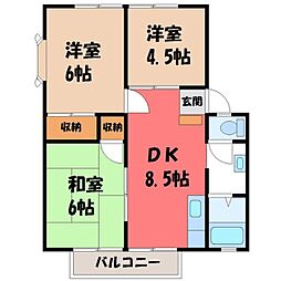 半田ハイツ 3DKの間取図画像