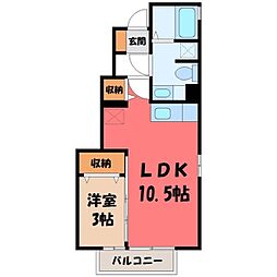 JR東北本線 雀宮駅 徒歩16分