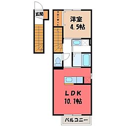 宇都宮芳賀ライトレール線 グリーンスタジアム前駅 徒歩14分 2階/-
