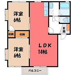 サンエイハイツB 2階