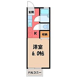 JR東北本線 岡本駅 徒歩15分 1階/-