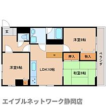 静岡県静岡市葵区安東3丁目（賃貸マンション3LDK・2階・66.15㎡） その2