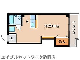 静岡県静岡市葵区鷹匠2丁目（賃貸マンション1R・3階・19.00㎡） その2