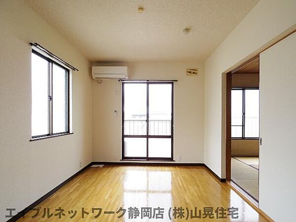 静岡県静岡市葵区平和1丁目(賃貸マンション2DK・3階・42.24㎡)の写真 その3