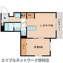 静岡県静岡市葵区音羽町（賃貸マンション1LDK・1階・40.20㎡） その2