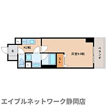 静岡県静岡市葵区鷹匠2丁目（賃貸マンション1K・2階・31.10㎡） その2