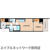 静岡県静岡市葵区鷹匠2丁目（賃貸マンション1LDK・2階・38.36㎡） その2