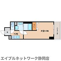 静岡県静岡市葵区鷹匠2丁目（賃貸マンション1K・5階・31.00㎡） その2