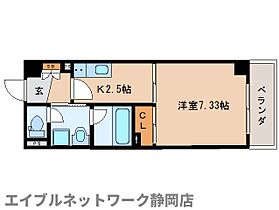 静岡県静岡市葵区七間町（賃貸マンション1K・5階・28.38㎡） その2