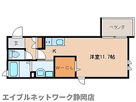 静岡県静岡市葵区水落町（賃貸マンション1R・1階・34.56㎡） その2