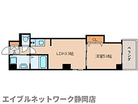 静岡県静岡市葵区鷹匠3丁目（賃貸マンション1LDK・3階・36.95㎡） その2