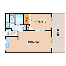 静岡県静岡市駿河区下島（賃貸マンション1LDK・1階・45.00㎡） その2