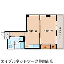 静岡県藤枝市駅前2丁目（賃貸マンション1LDK・3階・43.66㎡） その2