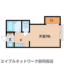 静岡県静岡市駿河区豊田2丁目（賃貸アパート1R・2階・20.28㎡） その2