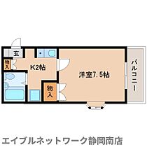 静岡県静岡市駿河区小鹿（賃貸アパート1K・1階・20.77㎡） その2