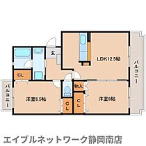 静岡県焼津市焼津3丁目（賃貸マンション2LDK・1階・56.66㎡） その2