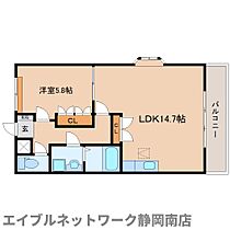 静岡県藤枝市水守2丁目（賃貸マンション1LDK・1階・47.85㎡） その2