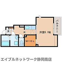 静岡県静岡市駿河区敷地1丁目（賃貸アパート1K・1階・31.79㎡） その2