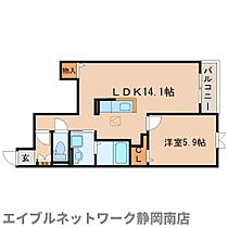 静岡県焼津市柳新屋（賃貸アパート1LDK・1階・48.50㎡） その2