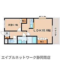 静岡県藤枝市田沼4丁目（賃貸マンション1LDK・2階・33.00㎡） その2