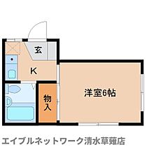 静岡県静岡市清水区草薙杉道3丁目（賃貸アパート1K・1階・17.82㎡） その2