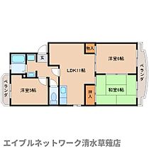 静岡県静岡市葵区瀬名2丁目（賃貸マンション3LDK・3階・58.00㎡） その2