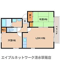 静岡県静岡市葵区瀬名6丁目（賃貸アパート2LDK・2階・51.92㎡） その2