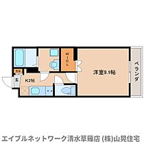 静岡県静岡市清水区草薙一里山（賃貸マンション1K・3階・30.24㎡） その2