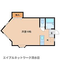 静岡県静岡市清水区蛇塚（賃貸アパート1R・1階・28.00㎡） その2