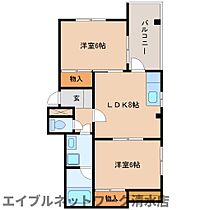 静岡県静岡市清水区鶴舞町（賃貸マンション2LDK・3階・44.35㎡） その2