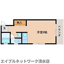 静岡県静岡市清水区横砂南町（賃貸マンション1R・2階・27.00㎡） その2