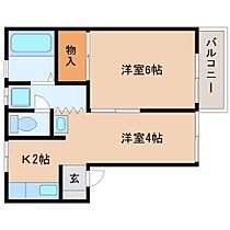 静岡県静岡市清水区三保（賃貸アパート2K・1階・30.50㎡） その2