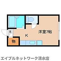 静岡県静岡市清水区折戸5丁目（賃貸マンション1R・1階・17.00㎡） その2