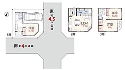 狭山市富士見2丁目・全1棟　新築一戸建