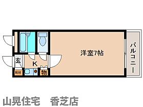 奈良県香芝市関屋（賃貸マンション1K・4階・20.00㎡） その2