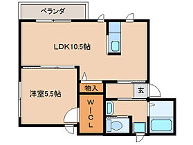 奈良県天理市岩室町（賃貸アパート1LDK・2階・41.00㎡） その2