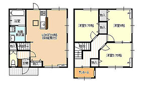 ピサリ大町南 2号室 ｜ 富山県富山市大町（賃貸アパート3LDK・1階・85.81㎡） その2