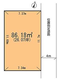 物件画像 越谷市蒲生愛宕町　売地