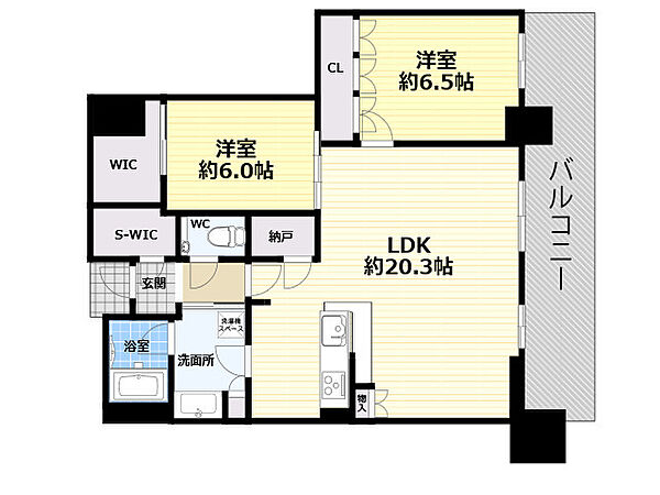 グランドメゾン新梅田タワー ｜大阪府大阪市北区大淀南２丁目(賃貸マンション2LDK・21階・79.08㎡)の写真 その2