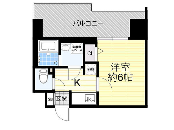 エスリードレジデンス梅田グランゲート 1012｜大阪府大阪市北区豊崎６丁目(賃貸マンション1K・10階・22.12㎡)の写真 その2